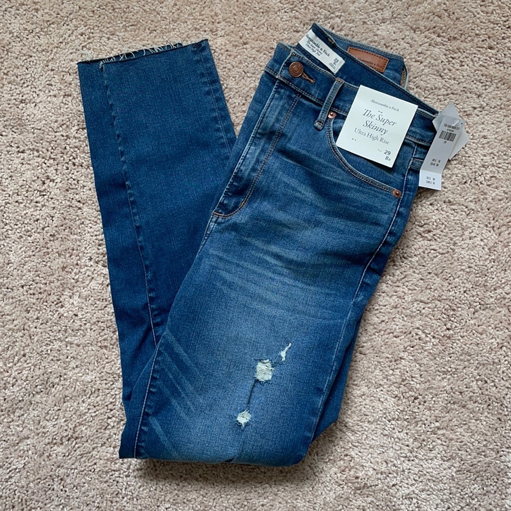 The Super Skinny Ultra High Rise Destroyed Jean